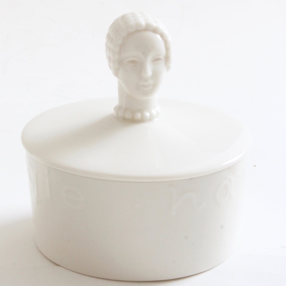 Hattie Carnegie by Lenox Porcelain Lotion & Powder Box Set Rare Vanity Decor - Picture 4 of 8